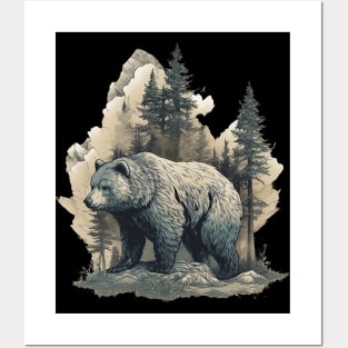 Forest bear Posters and Art
